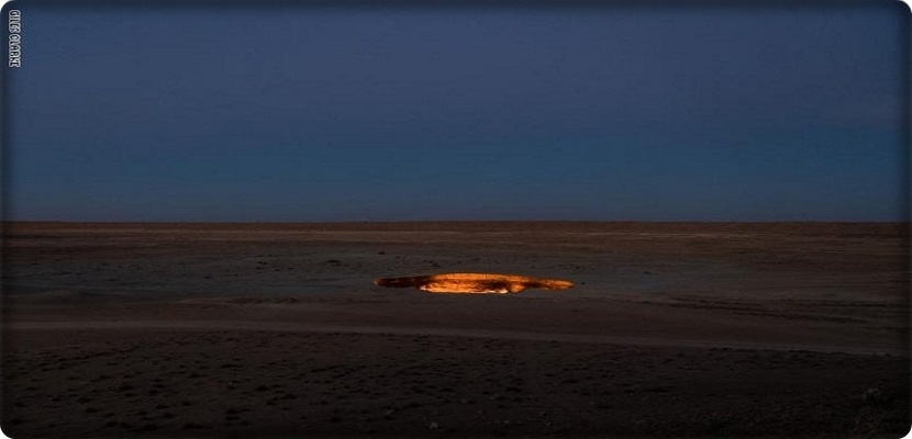 قصة "بوابة الجحيم" التي تشتعل مند ٤٠ عاما فى تركمانستان