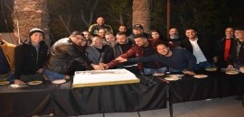 أحمد السقا يحتفل ببدء تصوير مسلسله الرمضاني "ولد الغلابة"